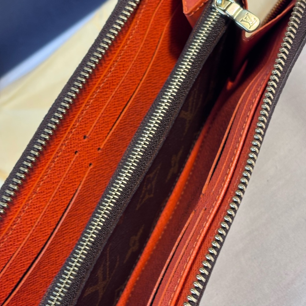 Louis Vuitton Clemence Wallet Monogram Orange - Picture 6 of 13